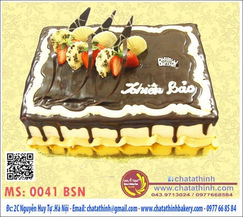 Bánh sinh nhật chocola - 0041