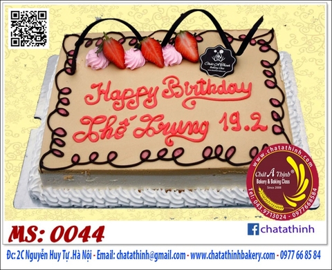 Bánh sinh nhật - mousse hawai - 0044