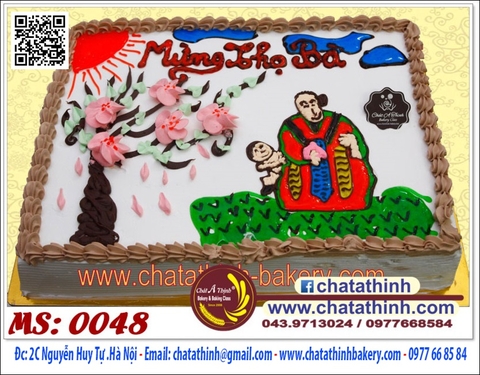 Bánh sinh nhật mừng thọ - 0048