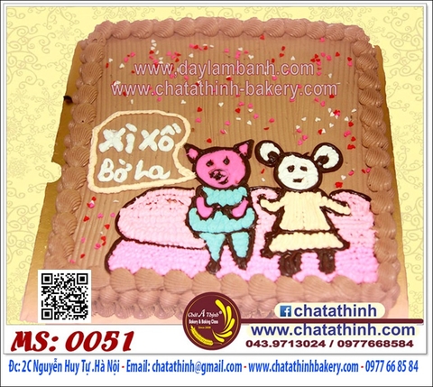 Bánh sinh nhật -  Bánh tình yêu - 0051
