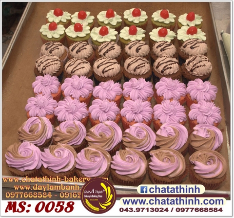 Bánh tiệc Cup cake - 0058