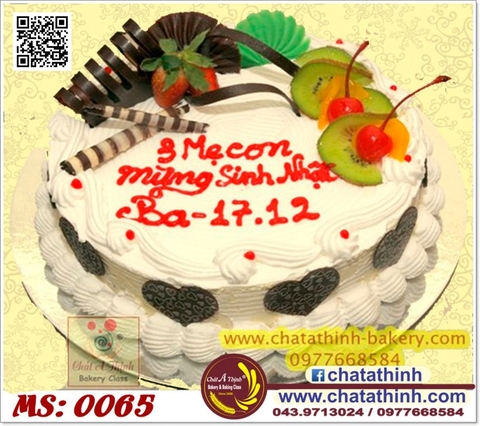 bánh sinh nhật hoa quả - 0065