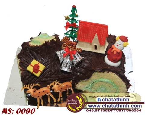 Bánh giáng sinh - buche de noel - 0090