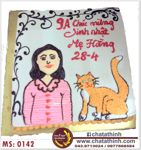 Bánh vẽ chân dung - 0142