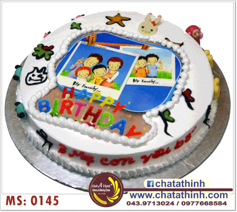 Bánh sinh nhật for dad my family - 0145