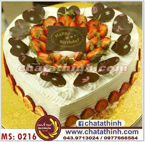 Gateaux kem tươi và dâu - 0216