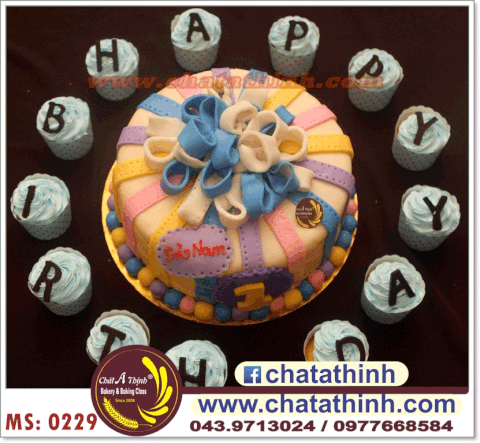 Cup cake Fondant - 0229
