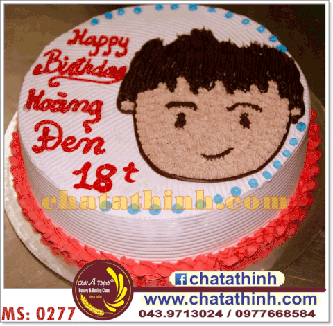 Bánh vẽ hình - 0277