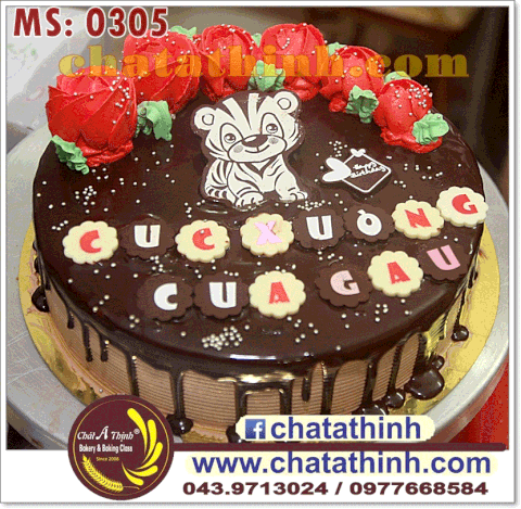 bánh phủ socola - 0305