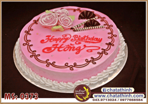 Bánh kem hoa hồng - 0373