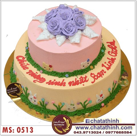 Kem tươi hoa hồng - 0513