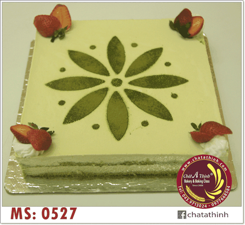 Bánh matcha dâu tây - 0527