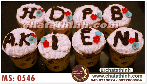 Cup cake kem tươi - 0546