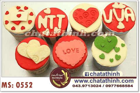 0552 -- Cup cake tình yêu
