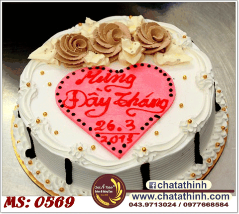 0569 --- Bánh đầy tháng  bé yêu