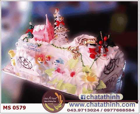 Bánh noel kem tươi - 0579