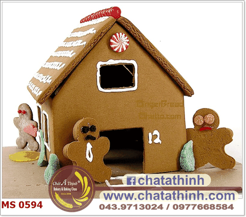 Ngôi nhà bánh gừng noel - 0594
