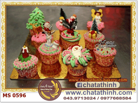 Cup cake noel - 0596