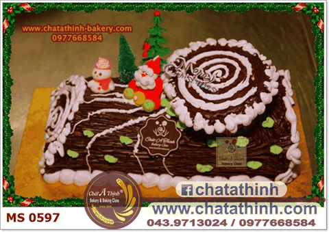 Bánh ông già tuyết noel - 0597