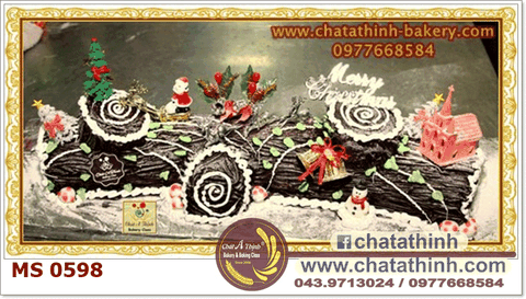 khúc gỗ socola noel - 0598