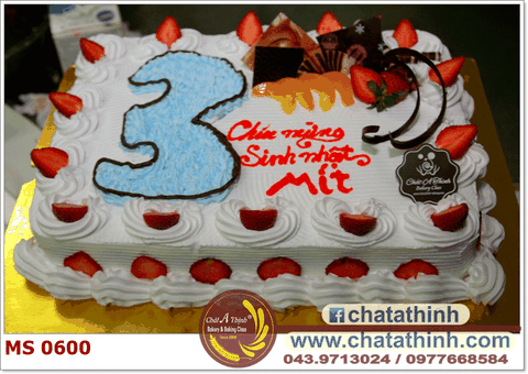 Bánh kem tươi dâu tây - 0600