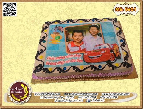 Bánh ô tô - Mc Queen in ảnh- 0604