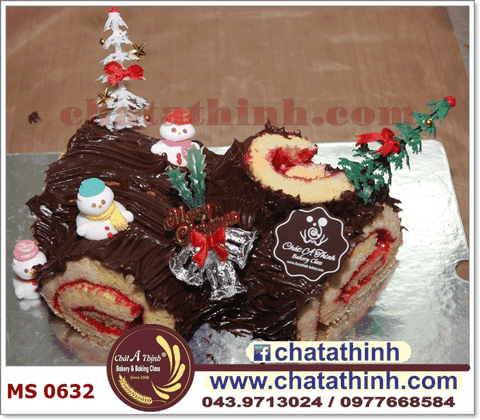 Bánh khúc gỗ noel - 0632