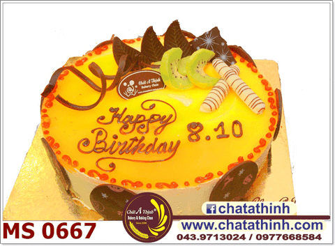 Bánh sinh nhật hoa quả - 0667