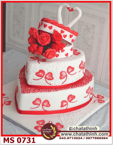 Bánh tầng Valentine 0731