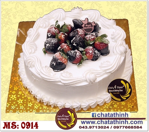 Bánh kem tươi hoa quả - 0914