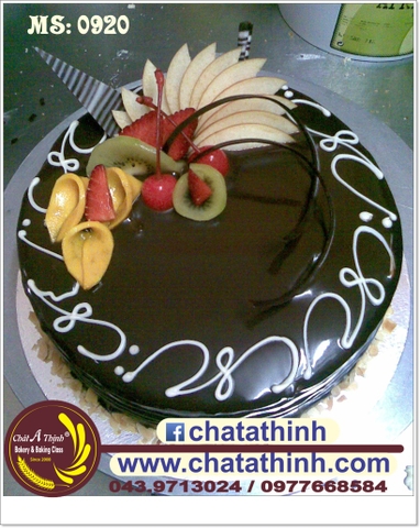 Bánh ha quả phủ socola - 0920
