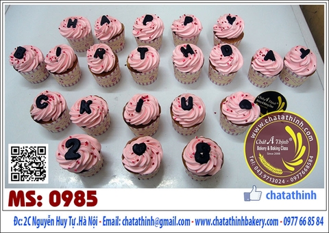 Cup cake kem tươi - 0985