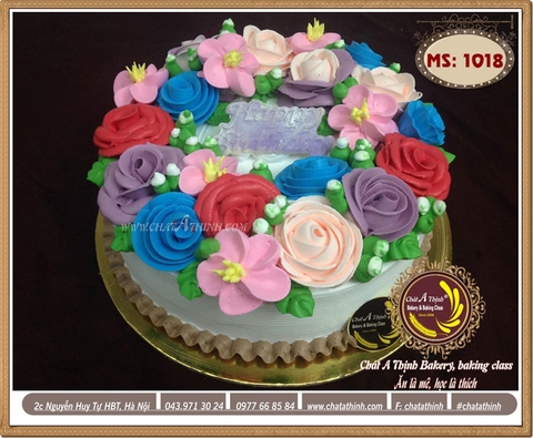 Bánh kem hoa - 1018