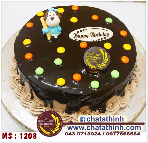 Bánh phủ socola - 1208