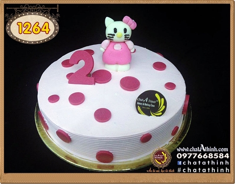 Bánh kem tươi Hello Kitty - 1264