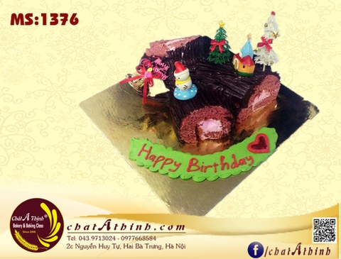 Bánh Giáng sinh khúc gỗ 1376