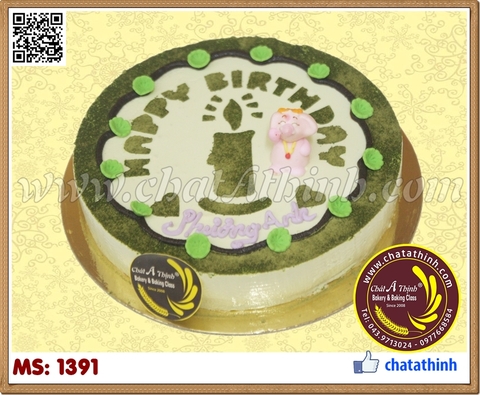 Bánh sinh nhật trà xanh 1391