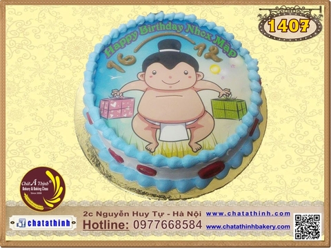 Bánh in ảnh Sumo 1407