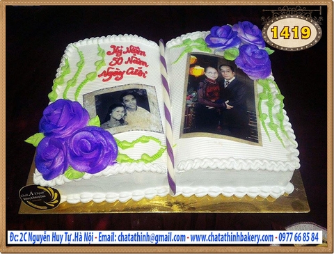 Bánh hình quyển sách 1419