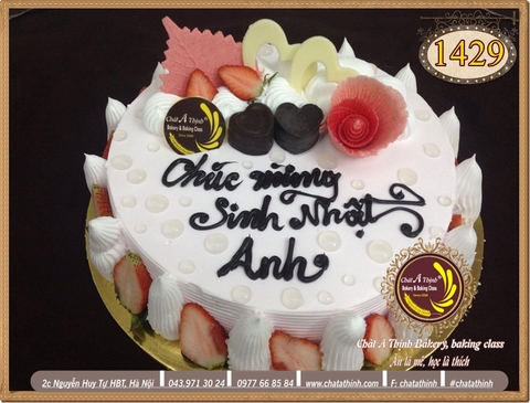 Bánh sinh nhật tạo hình bằng sô cô la 1429