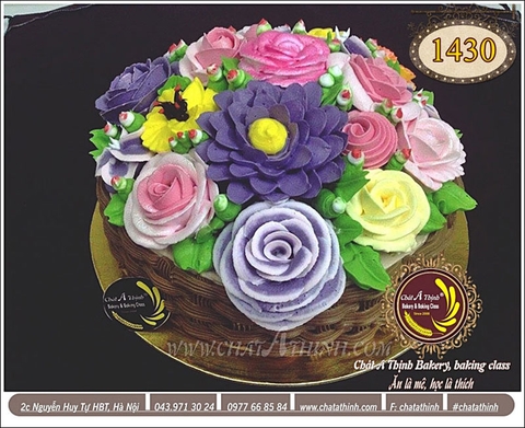 Bánh hình giỏ hoa 1430