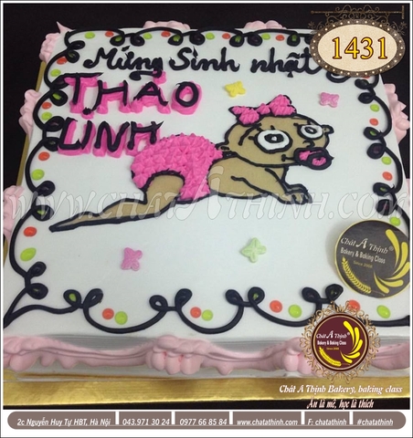 Bánh sinh nhật cho bé gái 1431