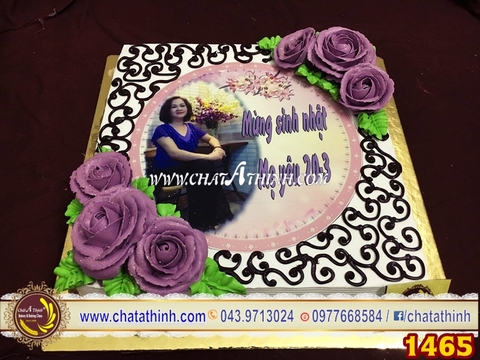 Bánh in ảnh hoa hàn quốc 1465