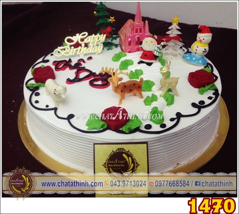 Bánh sinh nhật Noel 1470