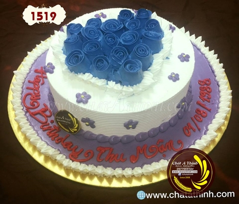 1519 - Bánh sinh nhật hoa