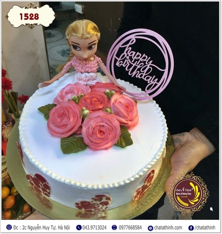 1528 - Banh sinh nhật búp bê