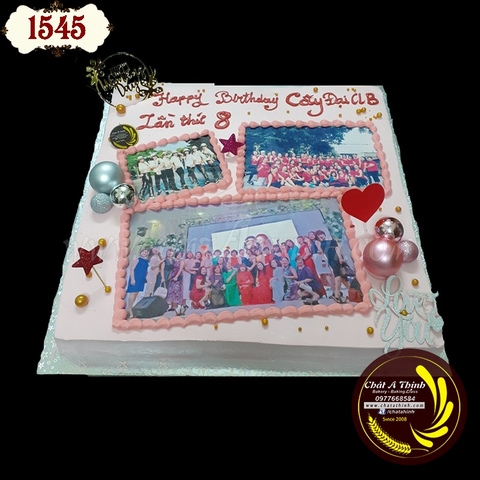 1545 - BÁNH SINH NHẬT - BÁNH SINH NHẬT CLB - BÁNH IN ẢNH