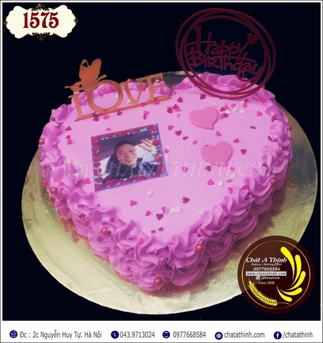 1575 - BÁNH SINH NHẬT IN ẢNH - BÁNH CHO TÌNH YÊU