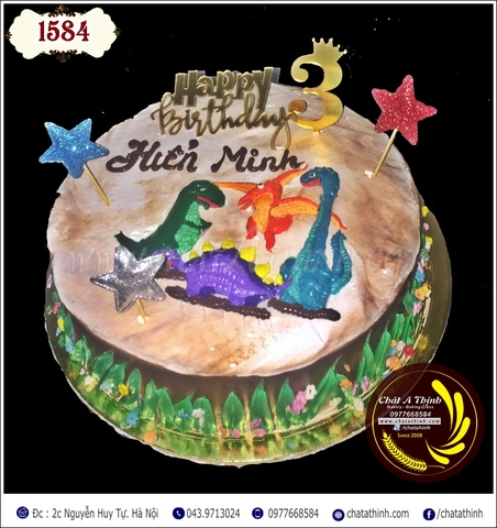 BÁNH SINH NHẬT CHO BÉ YÊU KHỦNG LONG - 1584