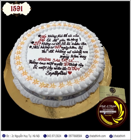 1591 Bánh sinh nhật Sếp